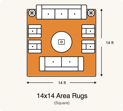 14x14 Area Rugs